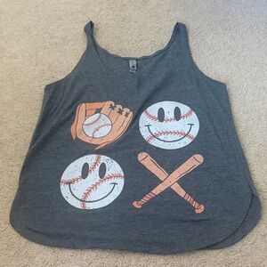 Baseball graphic tank